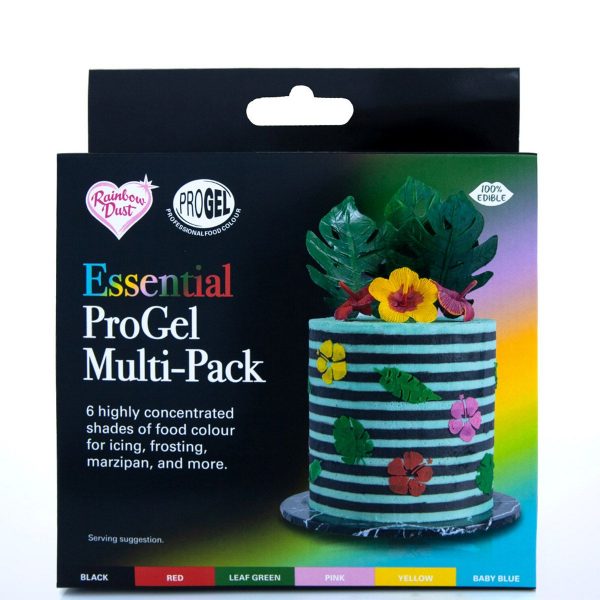 ProGel Lebensmittelfarbe Multipack 6x25ml