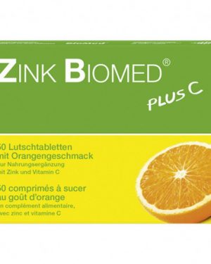 Zink Biomed plus C Lutschtabletten Orange 50 Stk