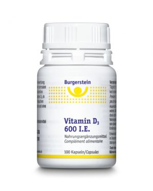 Burgerstein Vitamin D3 Kaps 600 IE 100 Stk