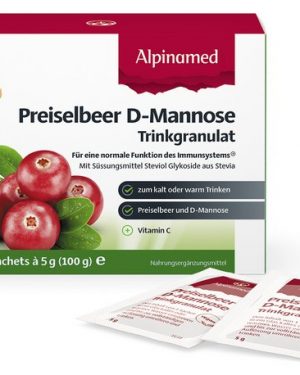 Alpinamed Preiselbeer D-Mannose Trinkgranulat 20 Btl à 5g