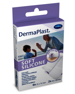 Dermaplast Soft Silicone Strips 8 Stk