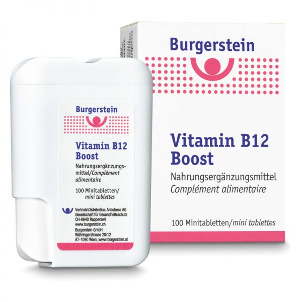 BURGERSTEIN Vitamin B12 Boost Minitabl 100 Stk