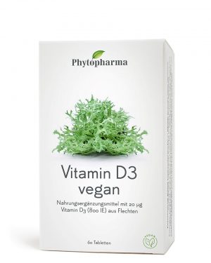 PHYTOPHARMA Vitamin D3 Tabl vegan 60 Stk